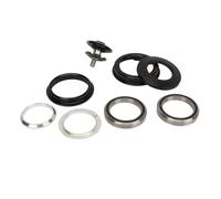 Serie Sterzo per Bici in Lega di Alluminio Cuscinetti per Serie Sterzo Kit distanziatori con dado a stella per canotto conico da 44 a 49,7 mm con forcella anteriore dritta