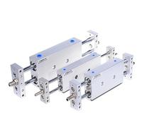 Serie STMB Cilindro pneumatico a doppio effetto Doppio stelo pistone Linguetta di scorrimento Attuatore Foro 10/16/20/25mm Corsa 25/50/75/100/125(STMB10,25mm)