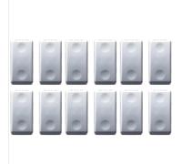 Serie System White Gewiss Dispositivi Modulari per Impianti Civili e Commerciali (Pulsante Unipolare 10A, Pezzi 12)