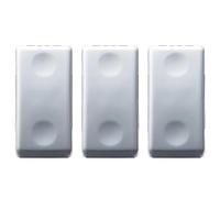Serie System White GW 20571 Dispositivi Modulari per Impianti Civili e Commerciali (Interruttore Unipolare 16A, Pezzi 3)