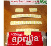 SERIE TARGHETTE ADESIVE SCARABEO COLORE CREMA DECALCO - SCRITTE - ADESIVI