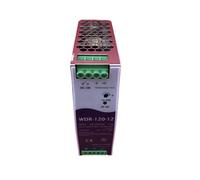 Serie WDR-120 WDR-120-12 WDR-120-24 WDR-120-48 Alimentatore industriale for guida DIN(Size:WDR-120-24V)