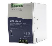 Serie WDR-480 WDR-480-24 WDR-480-48 Alimentatore sottile industriale da 480 W su guida Din con ingresso ultra ampio 24 V 48 V(Size:WDR-480-24V)