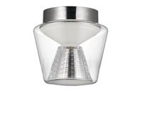 Serien Lighting Annex Lampada da soffitto LED, S - diffusore esterno traslucido chiaro/diffusore interno cristallo - 3.000 K - fase di dimmer