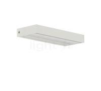 Serien Lighting SML² Lampada da parete LED, corpo bianco/vetro nero - 22 cm - 2.700 K - dimmerabile a taglio di fase