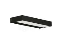 Serien Lighting SML² Lampada da parete LED, corpo nero/vetro nero - 22 cm - 2.700 K - dimmerabile a taglio di fase