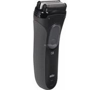 Braun Series 3 Rasoio Elettrico Uomo - Rasoio a 3 Lame Flessibili Durata Batteria 30 Minuti Rasoio a Secco Uomo - 300s Grigio