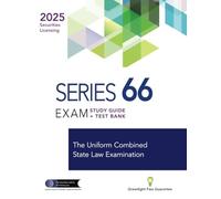 Series 66 Exam Study Guide + Test Bank: Prepare To Pass The Series 66 Exam - NUO