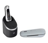 Braun Series 9 PRO +, Rasoio Elettrico Barba, Regolabarba Uomo, Rifinitore di precisione, con PowerCase, Lame Flessibili, SmartCare, Impermeabile, Batteria Litio Ion, Idea Regalo, 9577cc Argento