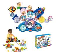 Serifik Creativo Learning Building Blocks, 2025 Ser-ifik Building Blocks, 6/13/18 Ingranaggi elettrici per l'apprendimento scientifico, costruzione educativa per la creatività dei bambini e