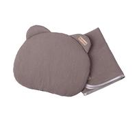 SERIMANEA Mussole Neonato I Copertina Neonato Cotone I 90x70cm I Mussole Neonato Cotone con un Orsacchiotto o un Volant I Copertina Neonato I 100% Cotone I Coperta Neonato in Diversi Colori