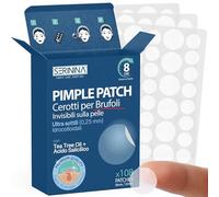 SERININA Pimple Patch Brufoli - Cerotti Idrocolloidali Acne Viso - Hydrocolloid Patches Ultrasottili - 108 Cerottini di 2 misure per brufoli grandi e piccoli
