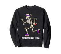 Serio sul Fitness, Halloween, Skeleton Runner Runner Runner Felpa