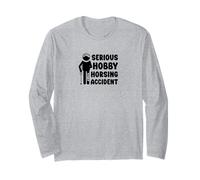 Serious Hobby Horsing Accident | Outfit Divertente | Maglia a Manica