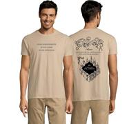 SERIVAL T-Shirt Maglietta la Mappa del Malandrino Fatto Il misfatto Harry giuro sollennemente di Non Avere Buone intenzioni Potter (Sabbia, XXS)