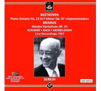 SERKIN, RUDOLF - LIVE RECORDINGS 1957
