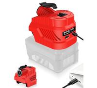 Serlium Convertitore Step Down per Einhell 12 V-20 V, convertitore di indietro Power Wheel, caricabatterie per batteria al litio, convertitore di corrente, accendisigari in auto, per aspirapolvere