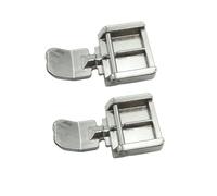 SERMALOER 2 piedino per cerniera a scatto (I) compatibile con Singer 5554, 6038, 6160, 6180, 6199, 6416, 6500, bianco 3100, 972