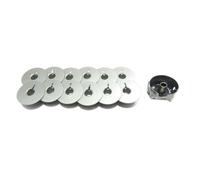 SERMALOER Marca 1SET #BC-DBM(1)-NBL 1PCS+18034AS 12PCS Bobina caso e bobine Compatibile con Juki DU-1181, DU-1181N DU-580 Brother B797, B798