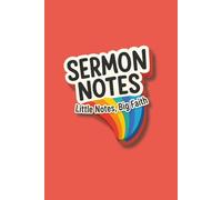 Sermon Notebook for Kids: A Fun and Guided Journal for Kids to Record Church Sermons, Bible Lessons, and Prayers | Includes Space for Drawing & Reflection | 6 x 9 Inches