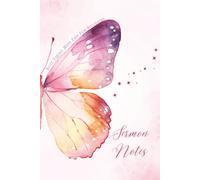 Sermon Notes: A Pretty Christian Journal for Kids & Youth | Learn How to Listen, Write, and Reflect on God’s Word| 6x9 inches | 115 pages