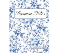 Sermon Notes: Blue Floral