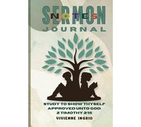 Sermon Notes Journal: 52-Week Church Service and Bible Study Notebook for Young People.