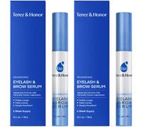 Sero della crescita delle ciglia naturali 2 pacchetti - potenziatore delle ciglia coreane per ciglia pi complete e sopracciglia pi spesse formula i