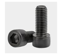 SeroNi DHAEY 5 pz/50 pz M1.4 M1.5 M1.6 M1.7 M2 M2.5 M3 M4 M5 M6 M7 M8 Grado 12.9 Nero Esagonale a esagono Incassato Vite a Testa(X25mm,M7 5pcs)