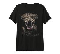 Serpente a sonagli Viso Foresta Fauna Selvat Maglietta Premium