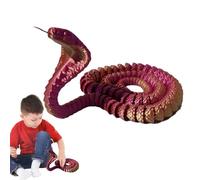 Serpente animale stampato in 3D, giocattoli serpente 3D - Animali Giocattoli serpente,Giocattolo antistress per decorazioni da scrivania, giocattoli stampati in articolati, figurine da collezion