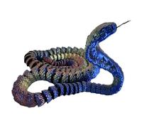 Serpente animale stampato in 3D, giocattoli serpente 3D - Divertenti giocattoli a forma di serpente con animali ,Giocattolo antistress per decorazioni da scrivania, stampati in articol