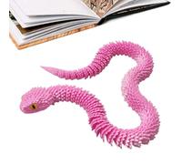 Serpente articolato - Figurine di animali articolati | Giocattolo da collezione e decorazione da scrivania | Ideale per bambini, adolescenti e adulti curiosi