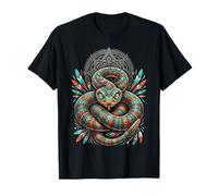 Serpente Azteco Mitologia Messicana Inca Maya Indigeno Maglietta