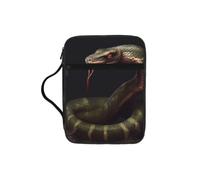 Serpente Bibbia Storage Bag Bibbia Custodia per il trasporto con manico e tasca con cerniera