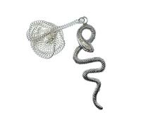 Serpente Catena Serpente Reptil 925er Vero Argento 999er Argento Collana 45cm