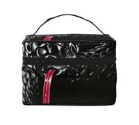 Serpente Cobra Nero, Borsa da viaggio per il trucco da donna, Grande organizer per cosmetici