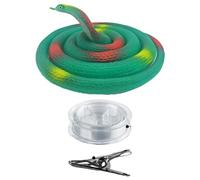 Serpente - Colpo di serpente con clip | Giocattolo a forma di serpente | Pratico giocattolo scherzo | Scherzetto di serpente | Scherzo divertente | Puntelli di scena