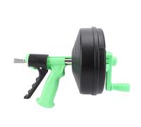 Serpente della coclea di scarico, strumento idraulico manuale o elettrico, per tubi da 50-75 mm - Molla in acciaio al manganese 65 durevole, efficace rimozione degli intasamenti (10m Primavera)