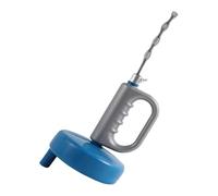 Serpente di drenaggio - Stantuffo per depilazione a coclea resistente 30x16 cm, Strumento idraulico flessibile in acciaio inossidabile, Potente sbloccatore manuale per tubi,