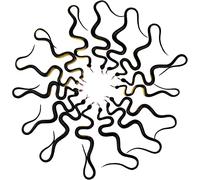 Serpente di Gomma di Halloween 15 Pezzi 17, 72 Pollici Stile Vivido Realistico Morbido Impermeabile Flessibile Serpente Pieghevole Tieni Gli Uccelli Lontani Giocattoli per Puntelli da Giardino Pesce d