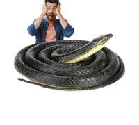 Serpente di gomma realistico - Il serpente finto di gomma sembra così reale, giocattolo di serpente, giocattolo spaventoso di Halloween per cose da scherzo, accessori per scherzo, decorazione di