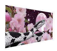 Serpente Diamond Painting Kit Completo, Diamond Painting Luna, Diamante Dipingere con i Numeri Adulti 50 x 100CM, Kit Punto Croce Diamantini Crystal Art Pittura Con Numeri, Decorazioni Casa JXL-10784