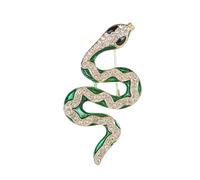 Serpente Disegna Spilla In Metallo Modello Moderno Serpente Laple Pin Gioielli Per Partito Usura Incontri Abiti Da, Misura unica, come descritto