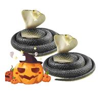 Serpente Finto da Giardino | 2 Pezzi Gadget Realistici e Inquietanti | Giocattoli In A Forma Di Serpente Per Bambini,Per Giardino Casa Compleanno Giorno Dei Bambini Ragazzi Ragazze Piccoli Adolescenti