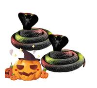 Serpente Finto da Giardino - 2 Pezzi Statua Animale come Scherzo - Giocattoli In A Forma Di Serpente Per Bambini | Per Giardino Casa Compleanno Giorno Dei Bambini Ragazzi Ragazze Piccoli Adolescenti