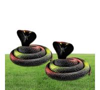 Serpente Finto da Giardino - 2 Pezzi Statua Animale come Scherzo | Serpente Artificiale di Giocattolo per Bambini - Per Giardino Casa Compleanno Giorno Dei Bambini Ragazzi Ragazze Piccoli Adolescenti