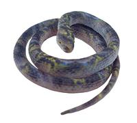 Serpente finto: scherzo realistico in , giocattolo repellente per uccelli, serpente di lungo 70 cm che sembra reale per le decorazioni di Halloween, decorazione all'aperto da giardino per