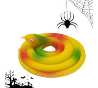 Serpente giocattolo | Serpente realistico da 31,5 pollici | Giocattoli per scherzi al chiuso e all'aperto per il primo di aprile di Halloween, bavagli e oggetti di scena spaventosi