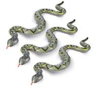 Serpente Gonfiabile, 3pcs Grandi Serpenti Gonfiabili per Piscina, Realistica Serpenti Finti, Adatto per Piscina, Giardino, Festa di Compleanno, Decorazione per Feste Estive